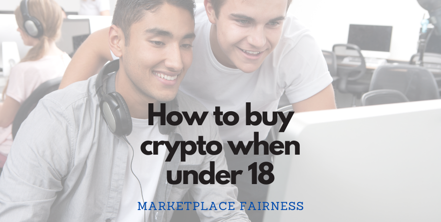 crypto account for under 18